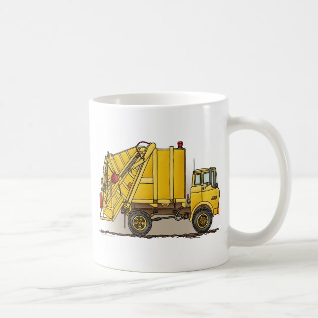 Garbage Truck 2 Construction Coffee Mug (Right)
