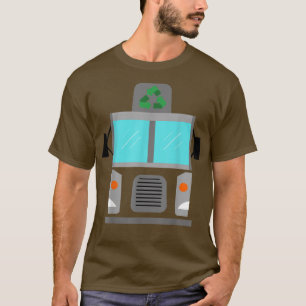 Garbage Truck Driver Halloween Costume Toddler Boy T-Shirt