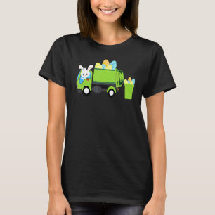 Garbage Truck Easter Bunny Egg Hunt Toddler Kids B T-Shirt