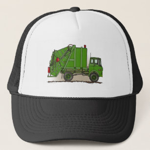 Garbage Truck Green Hat