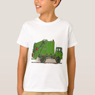 Garbage Truck Green Kids T-Shirt