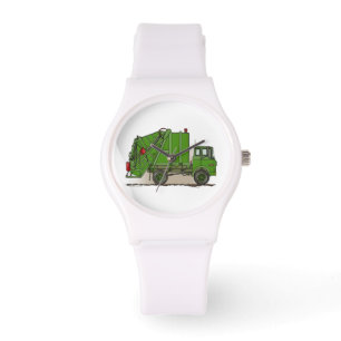 Garbage Truck Green Watch