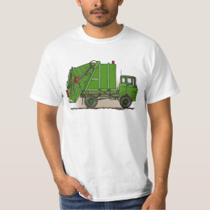 Garbage Truck Green Womens T-Shirt