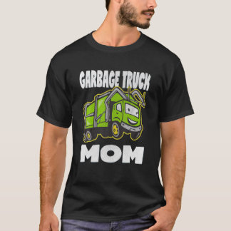 Garbage Truck Mum Vintage Moms Monster Trucks Moth T-Shirt