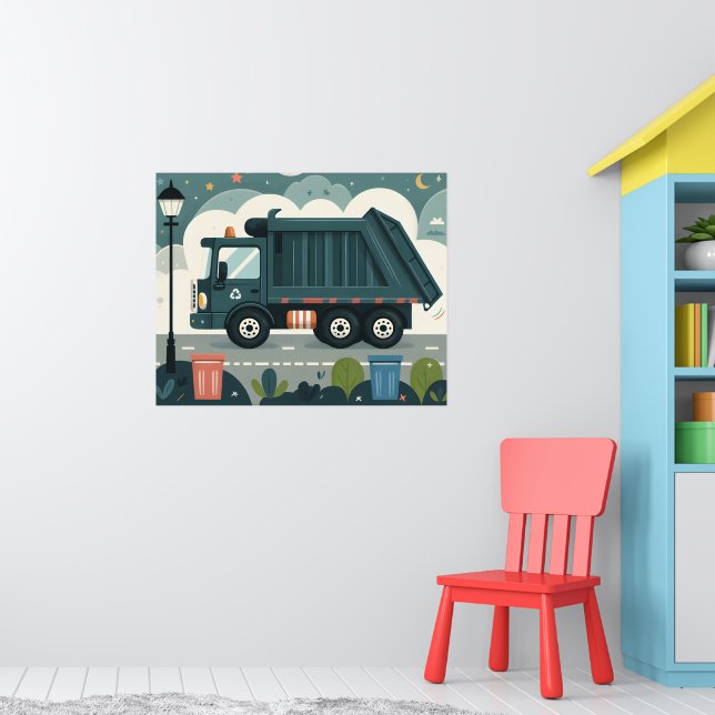 Garbage Truck  Poster (Nursery 1)