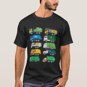 Garbage Truck Recycling Day Trash Waste Separation T-Shirt