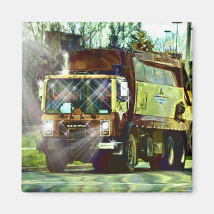 GARBAGE TRUCK REFUSE TRUCK DRIVER Magnet