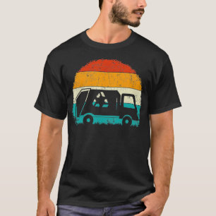 Garbage Truck Retro Vintage Recycle Trash Waste Co T-Shirt