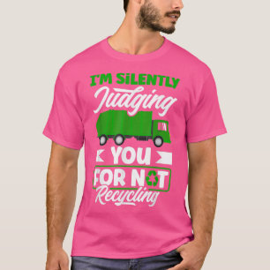 Garbage Truck Sanitation Worker Garbage Separation T-Shirt