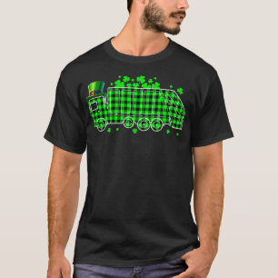Garbage Truck Shamrocks Patricks Day Driver Costum T-Shirt