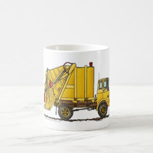Garbage Truck Trash Collector Construction Mugs