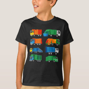 Garbage Truck Trash Waste Separation Costume Kids T-Shirt