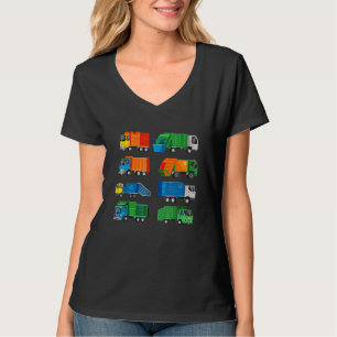 Garbage Truck Trash Waste Separation Costume Kids T-Shirt