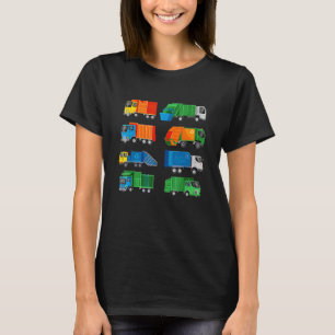 Garbage Truck Trash Waste Separation Costume Kids  T-Shirt