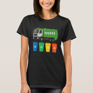 Garbage Truck - Truck Trash Recycling Lover Waste  T-Shirt