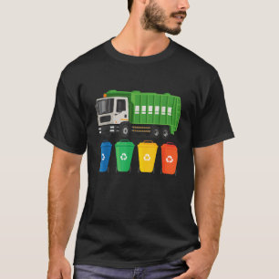 Garbage Truck Truck Trash Recycling Lover Waste T-Shirt