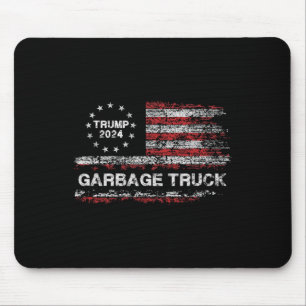 Garbage Truck - Trump Supporter Garbage Trump 2024 Mouse Mat