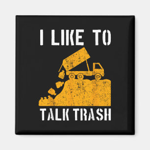 Garbage Truck Waste Recycle Trash Collector Earth Magnet