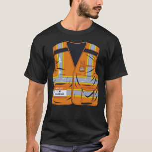 Garbage Vest for Trump Hello I'm Garbage Support   T-Shirt