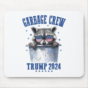 Garbyge Crew Trump 2024 President 47 Trump 2024 Me Mouse Mat