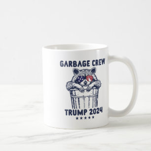 Garbyge Crew Trump Garge Man In Trash Truck Electi Coffee Mug