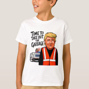 Garbyge For Trump 2024 Funny Time To Take Out Garg T-Shirt
