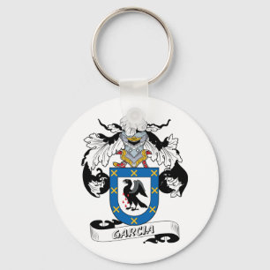 Garcia Family Crest Key Ring
