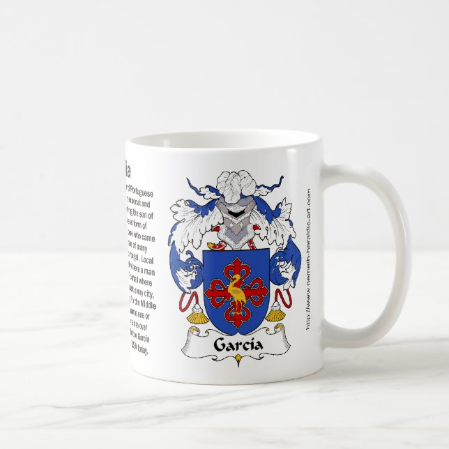 Garcia Family Crest on a mug (Right)