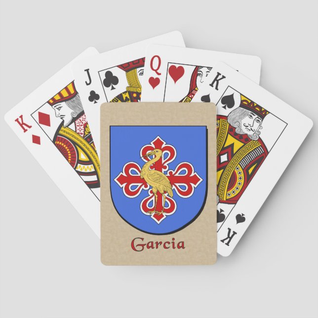 Garcia Heraldic Shield Playing Cards (Back)