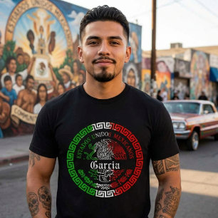Garcia Last name mexico shirts with name
