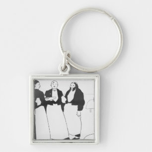 Garcons de Cafe Key Ring