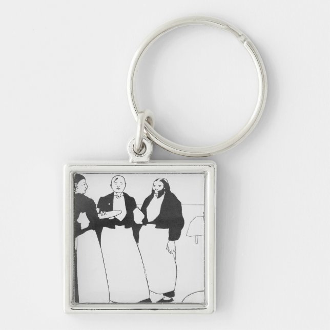Garcons de Cafe Key Ring (Front)