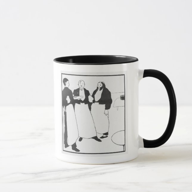 Garcons de Cafe Mug (Right)