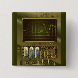 Garcya.us_signal_detected_v8 15 Cm Square Badge