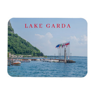 Garda harbour view fridge magnet