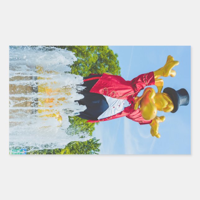 Gardaland statue,Italy Rectangular Sticker (Front)