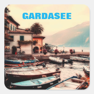 Gardasee Italien Square Sticker