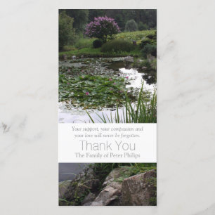 Garden 2 Peaceful Pond Sympathy Thank You 3