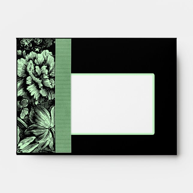 Garden A6 notecard/invitation envelope (Front)