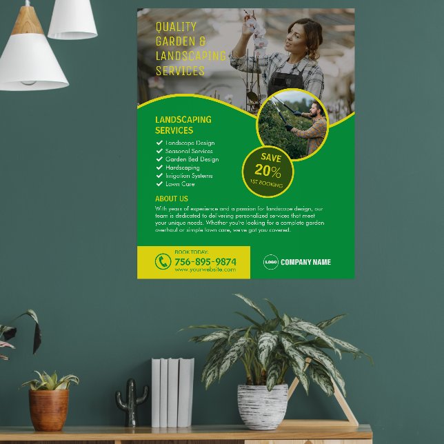 Garden And Landscaping Services Poster (Living Room 1)