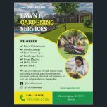 Garden And Lawn Care Services Flyer<br><div class="desc">Capture the attention of potential clients with a professionally designed Garden and Lawn Care Services Flyer. This customisable flyer is an excellent way to showcase your services,  promote special offers,  and increase brand visibility.</div>