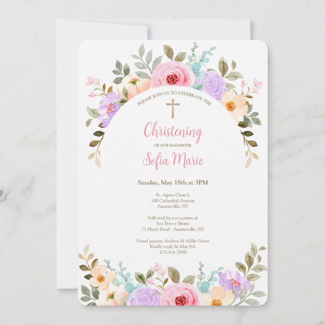 Garden Arch Invitation (Front)