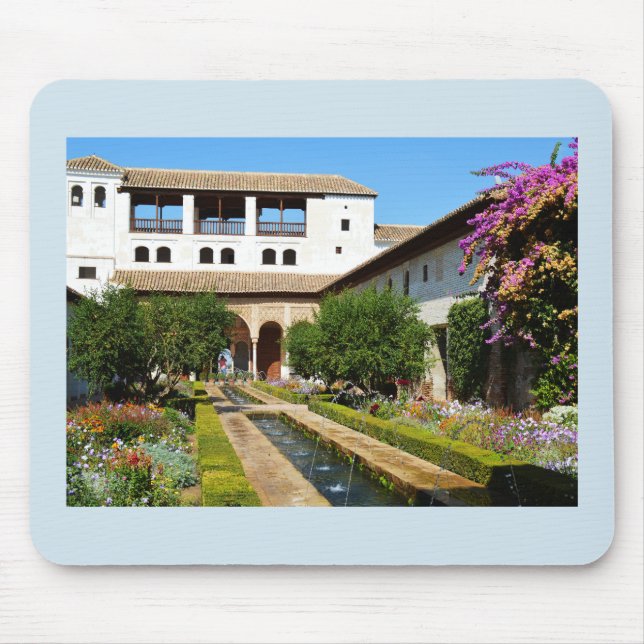 Garden at Alhambra Mouse Mat (Front)