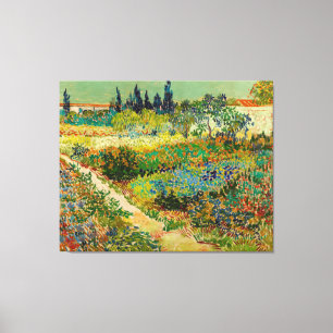 Garden at Arles by Vincent Van Gogh (1888) Canvas Print
