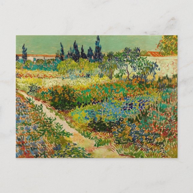 Garden at Arles by Vincent Van Gogh (1888) Postcard (Front)