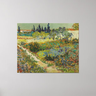 Garden at Arles by Vincent Van Gogh Canvas Print