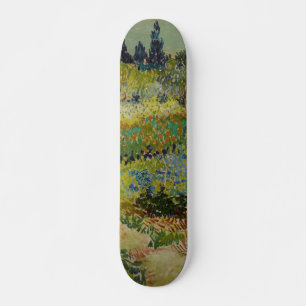 Garden at Arles by Vincent Van Gogh Skateboard