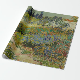 Garden at Arles by Vincent Van Gogh Wrapping Paper