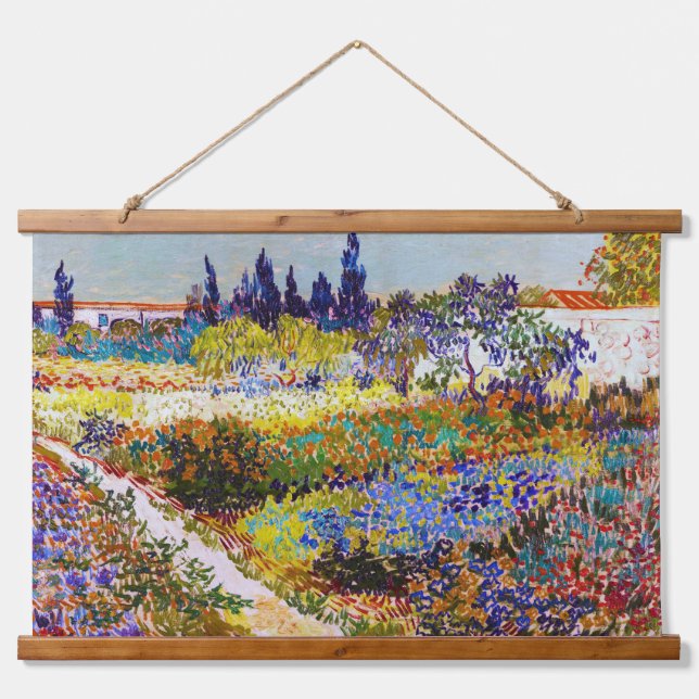 Garden at Arles, Van Gogh Hanging Tapestry (Front)