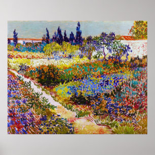 Garden at Arles, Van Gogh Poster